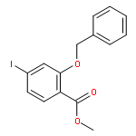 2-苄氧基-4-碘-苯甲酸甲酯