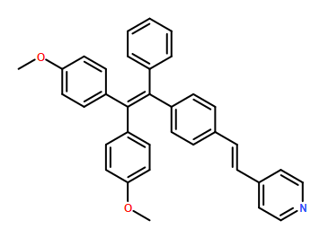 4-(4-(2,2-bis(4-methoxyphenyl)-1-phenylvinyl)styryl)pyridine