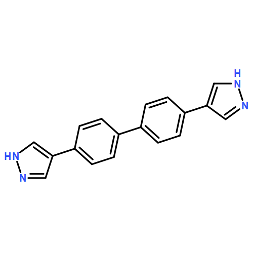 4,4'-bis(1H-pyrazol-4-yl)biphenyl, 4,4'-di(1H-pyrazol-4-yl)biphenyl