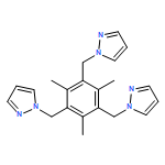 1,1',1"-((2,4,6-trimethylbenzene-1,3,5-triyl)tris(methylene))tris(1H-pyrazole)