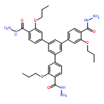 5'-(4-(hydrazinecarbonyl)-3-propoxyphenyl)-3,3''-dipropoxy-[1,1':3',1''-terphenyl]-4,4''-dicarbohydrazide