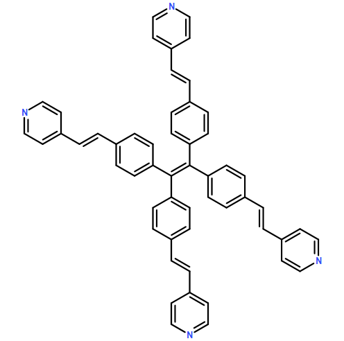 1,1,2,2-tetrakis(4-((E)-2-(pyridin-4-yl)vinyl)phenyl)ethene