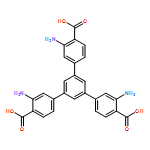 3,3''-diamino-5'-(3-amino-4-carboxyphenyl)-1,1':3',1''-Terphenyl]-4,4''-dicarboxylic acid