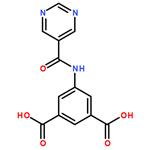 1,3-Benzenedicarboxylic acid, 5-[(5-pyrimidinylcarbonyl)amino]-