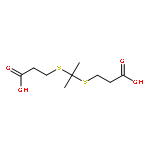 丙烷-2,2-二基双(硫)基]二乙酸
