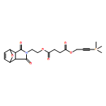 Butanedioic acid, 1-[2-(1,3,3a,4,7,7a-hexahydro-1,3-dioxo-4,7-epoxy-2H-isoindol-2-yl)ethyl] 4-[3-(trimethylsilyl)-2-propyn-1-yl] ester