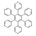 Pyridine, 4,4',4'',4''',4'''',4'''''-(1,2,3,4,5,6-benzenehexayl)hexakis-
