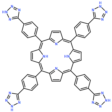 21H,​23H-​Porphine, 5,​10,​15,​20-​tetrakis[4-​(2H-​tetrazol-​5-​yl)​phenyl]​-