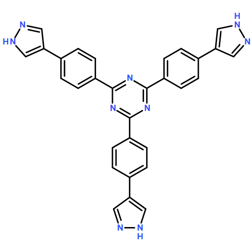 2,4,6-tris[4-(1H-pyrazol-4-yl)phenyl]-1,3,5-Triazine
