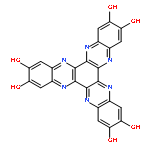Diquinoxalino[2,3-a:2',3'-c]phenazine-2,3,8,9,14,15-hexol