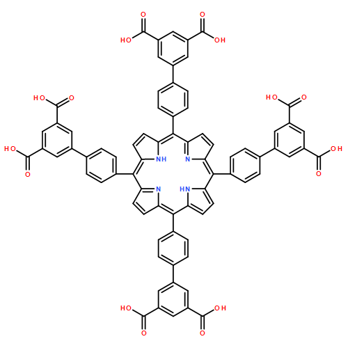 tetrakis(3,​5-​dicarboxybiphenyl)​porphine
