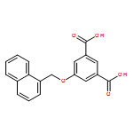 5-(1-Naphthalenylmethoxy)-1,3-benzenedicarboxylic acid, 1,3-Benzenedicarboxylic acid, 5-(1-naphthalenylmethoxy)-