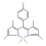 10-(4-chlorophenyl)-5,5-difluoro-1,3,7,9-tetramethyl-5H-dipyrrolo[1,2-c:2',1'-f][1,3,2]diazaborinin-4-ium-5-uide