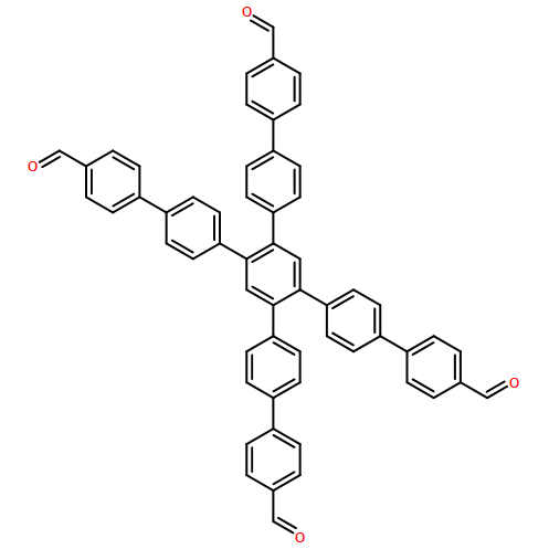 4'',5''-bis(4'-formyl-[1,1'-biphenyl]-4-yl)-[1,1':4',1'':2'',1''':4''',1''''-quinquephenyl]-4,4''''-dicarbaldehyde