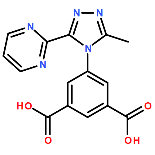 5-(3-methyl-5-(pyrimidin-2-yl)-4H-1,2,4-triazol-4-yl)isophthalic acid