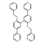 Pyridine, 3,​3'-​[(5,​5'-​di-​4-​pyridinyl[1,​1'-​biphenyl]​-​2,​2'-​diyl)​bis(oxymethylene)​]​bis-