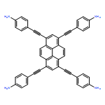 4,4',4'',4'''-[芘-1,3,6,8-四基四(乙炔-2,1-二基)]四苯胺