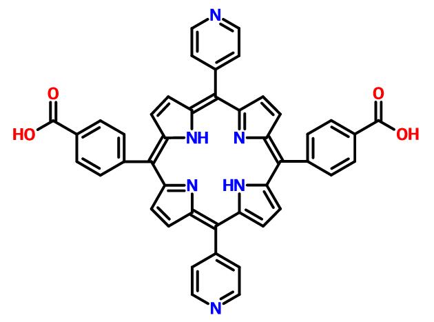 4,4'-(10,20-二-4-吡啶基-21H,23H-卟吩-5,15-二基)双苯甲酸