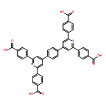benzoic acid, 4,4',4'',4'''-(1,4-phenylenedi-4,2,6-pyridinetriyl)tetrakis-