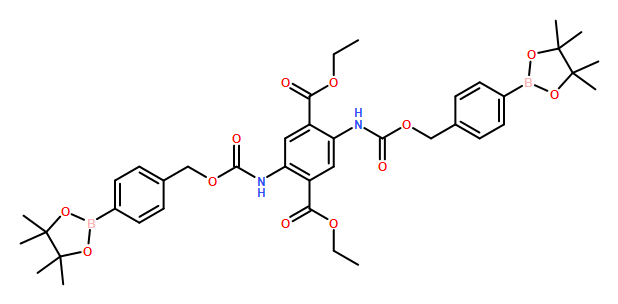 1,4-二乙基 2,5-双[[[[4-(4,4,5,5-四甲基-1,3,2-二氧杂硼杂环戊烷-2-基)苯基]甲氧基]羰基]氨基]-1,4-苯二甲酸酯