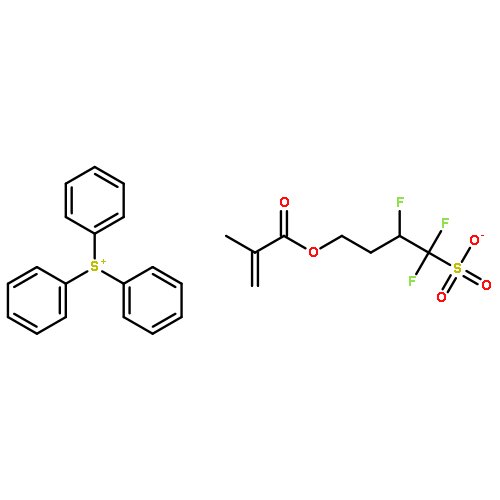 Triphenylsulfonium 1,1,2-trifluoro-4-(methacryloyloxy)butane-1-sulfonate