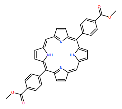 Benzoic acid, 4,4'-(21H,23H-porphine-5,15-diyl)bis-, 1,1'-diethyl ester