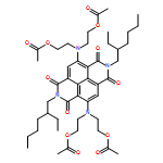 Benzo[lmn][3,8]phenanthroline-1,3,6,8(2H,7H)-tetrone, 4,9-bis[bis[2-(acetyloxy)ethyl]amino]-2,7-bis(2-ethylhexyl)-