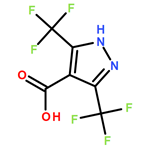 3,5-Bis(trifluoromethyl)-1H-pyrazole-4-carboxylic acid