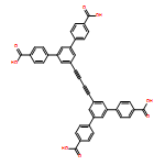 5',5''''-(buta-1,3-diyne-1,4-diyl)bis(([1,1':3',1''-terphenyl]-4,4''-dicarboxylic acid))