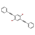 Benzene, 1,4-dibromo-2,5-bis(phenylethynyl)-