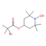 1-Piperidinyloxy, 4-(2-bromo-2-methyl-1-oxopropoxy)-2,2,6,6-tetramethyl-