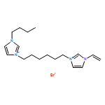 1H-Imidazolium, 1-butyl-3-[6-(3-ethenyl-1H-imidazolium-1-yl)hexyl]-, bromide (1:2)