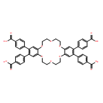4,4',4'',4'''-(6,7,9,10,17,18,20,21-octahydrodibenzo[b,k][1,4,7,10,13,16]hexaoxacyclooctadecin-2,3,13,14-tetrayl)tetrakis-Benzoic acid