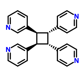 Pyridine,3,​3'-​[(1R,​2S,​3R,​4S)​-​3,​4-​di-​4-​pyridinyl-​1,​2-​cyclobutanediyl]​bis-(9CI)