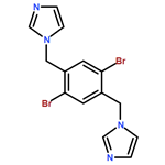 1,1'-((2,5-dibromo-1,4-phenylene)bis(methylene))bis(1H-imidazole)