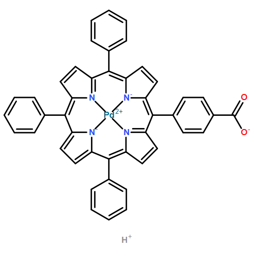 5-(4-Carboxyphenyl)-10,15,20-triphenylporphinato Palladium