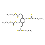 C,​C',​C'',​C''''-​[1,​2,​4,​5-​Benzenetetrayltetrak​is(methylene)​] tetrakis(C-​butyl carbonotrithioate)