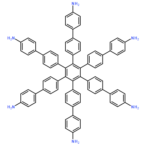 [1,1':4',1'':2'',1''':4''',1''''-Quinquephenyl]-4,4''''-diamine, 3'',4'',5'',6''-tetrakis(4'-amino[1,1'-biphenyl]-4-yl)-