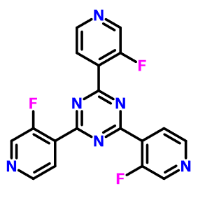 2,4,6-tris(3-fluoropyridin-4-yl)-1,3,5-triazine