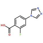 2-Fluoro-4-(4H-1,2,4-triazol-4-yl)benzoic acid