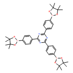 2,4,6-三(4-(4,4,5,5-四甲基-1,3,2-二氧杂硼烷-2-基)苯基)-1,3,5-三嗪