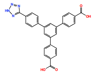 5'-(4-(2H-tetrazol-5-yl)phenyl)-[1,1':3',1''-terphenyl]-4,4''-dicarboxylic acid
