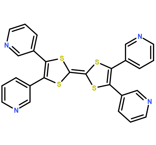 3,3'-[2-(4,5-Di-3-pyridinyl-1,3-dithiol-2-ylidene)-1,3-dithiole-4,5-diyl]bis[pyridine]