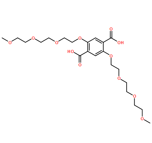 1,4-Benzenedicarboxylic acid, 2,5-bis[2-[2-(2-methoxyethoxy)ethoxy]ethoxy]-