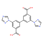 5,5'-二(1H-1,2,4-三唑-1-基)-[1,1'-联苯]-3,3'-二羧酸