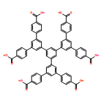 5',5'''-双(4-羧基苯基)-5''-(4,4''-二羧基-[1,1':3',1''-三联苯]-5'-基)-[1,1':3',1'':3'',1''':3''',1''''-五苯基]-4,4''''-二羧酸