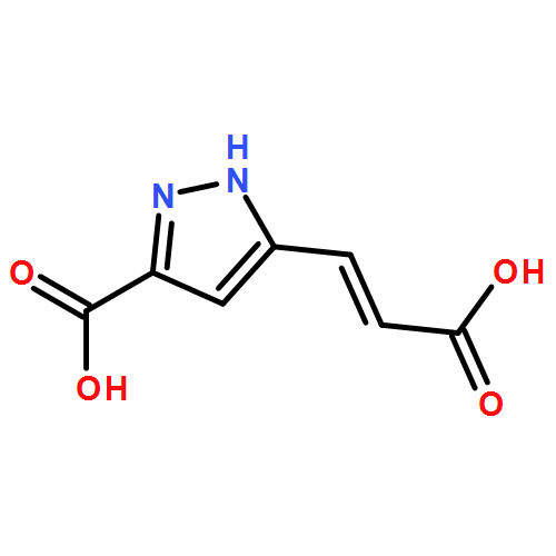 (E)-5-(2-羧基乙烯基)-1H-吡唑-3-羧酸
