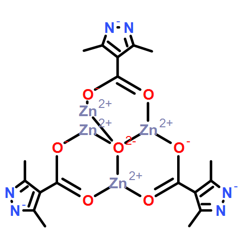 Zn-bzc-2CH3 MOF