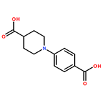 1-(4-Carboxyphenyl)-4-piperidinecarboxylic acid