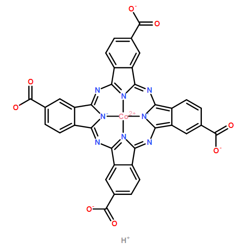 Cobaltate(4-),[29H,31H-phthalocyanine-2,9,16,23-tetracarboxylato(6-)-kN29,kN30,kN31,kN32]-, hydrogen (1:4), (SP-4-1)-